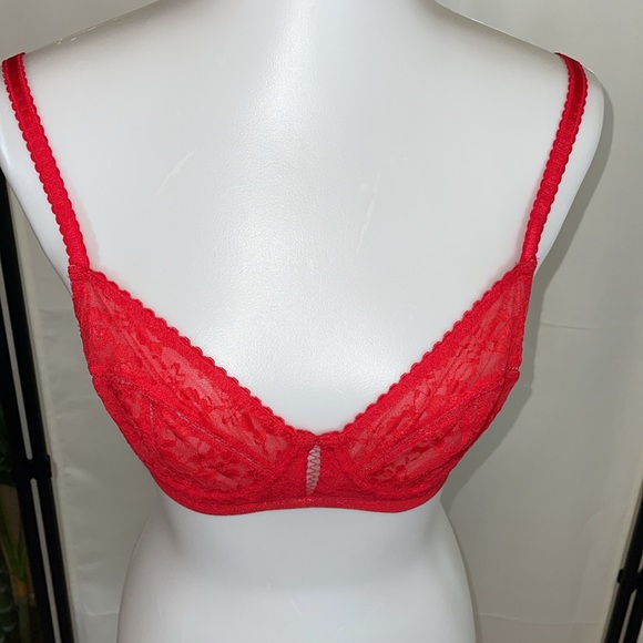 Stella McCartney Red Floral Lace Bra Size 34C NWT - Picture 14 of 17